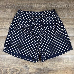 Lauren Conrad Disney Minnie Mouse Collection Blue Polka Dot Shorts XS
